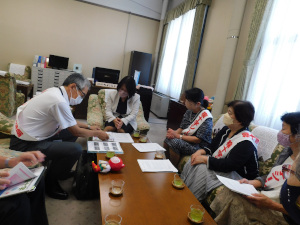 大杉副知事表敬訪問の様子
