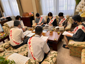 大杉副知事表敬訪問の様子