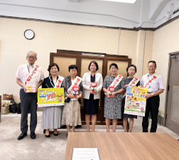 大杉副知事表敬訪問の様子